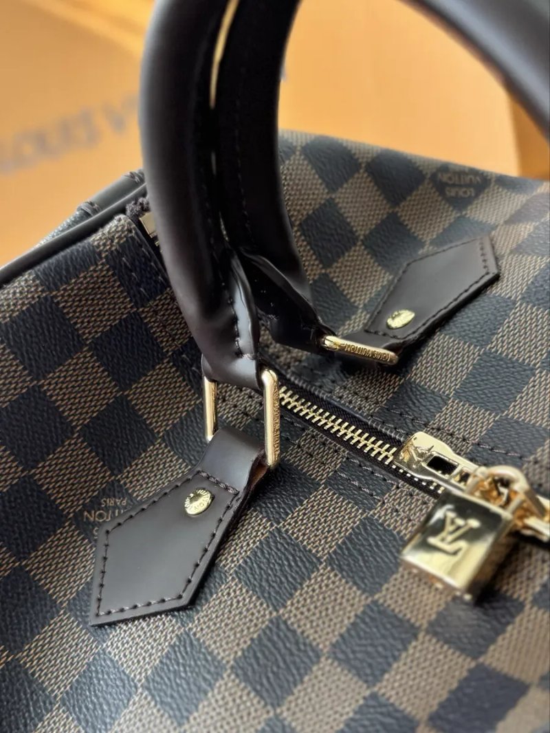 Сумка Louis Vuitton Speedy 30, сумка жіноча луі вітон, спиди, шкіряна сумка, женская сумка — фото 4