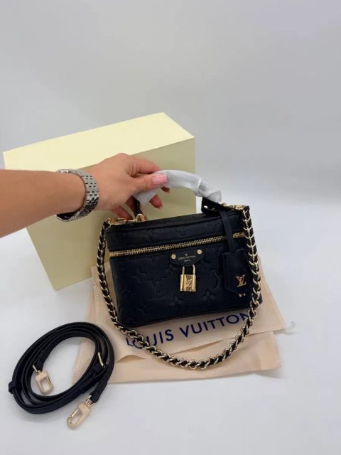 Сумка Louis Vuitton Vanity PM Monogram Black Leather