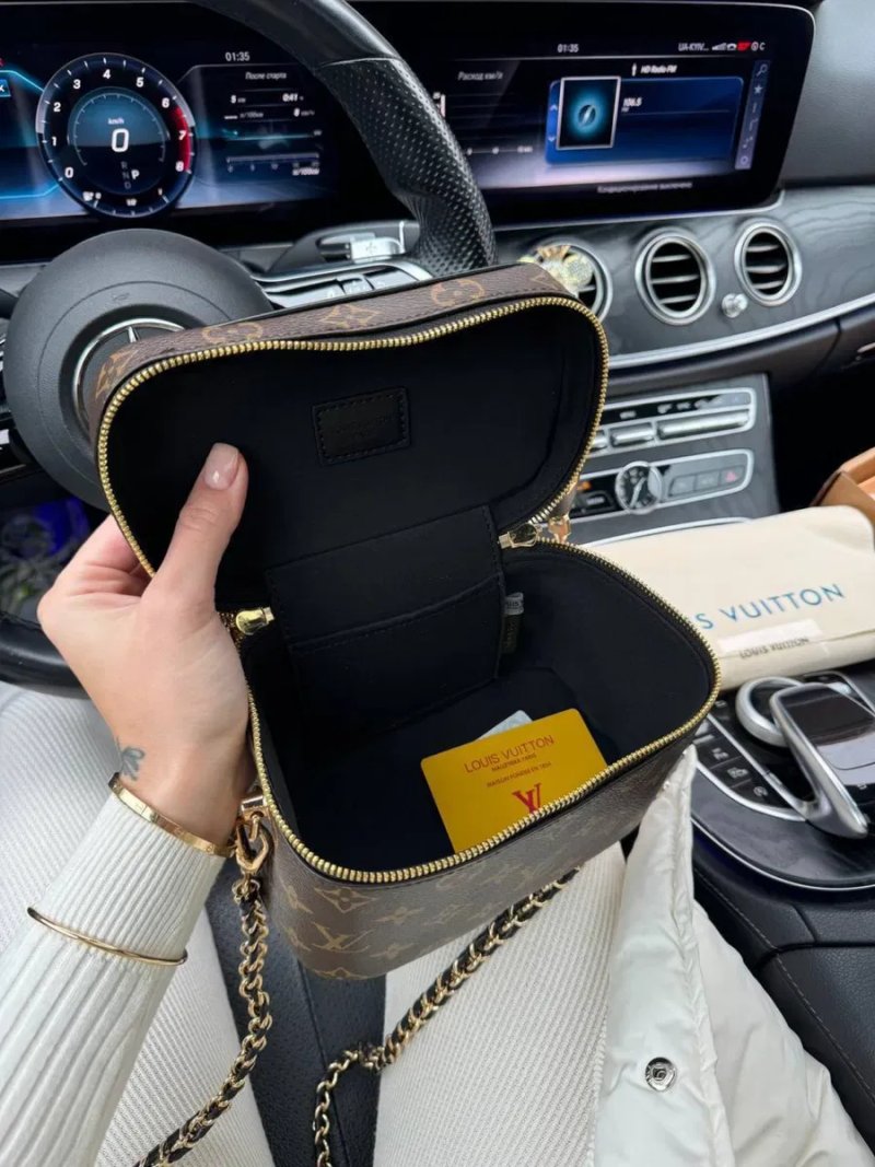 Сумка Louis Vuitton Vanity, жіноча сумка луі вітон шкіряна бочонок, женская сумка кожаная — фото 8