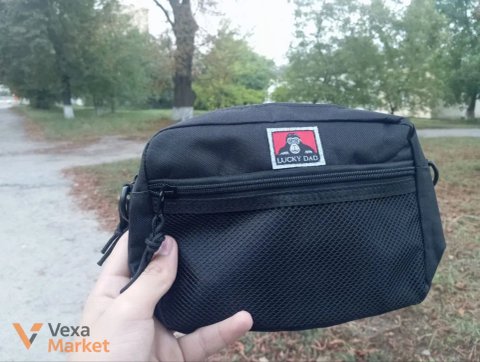 Сумка Lucky Dad чорна