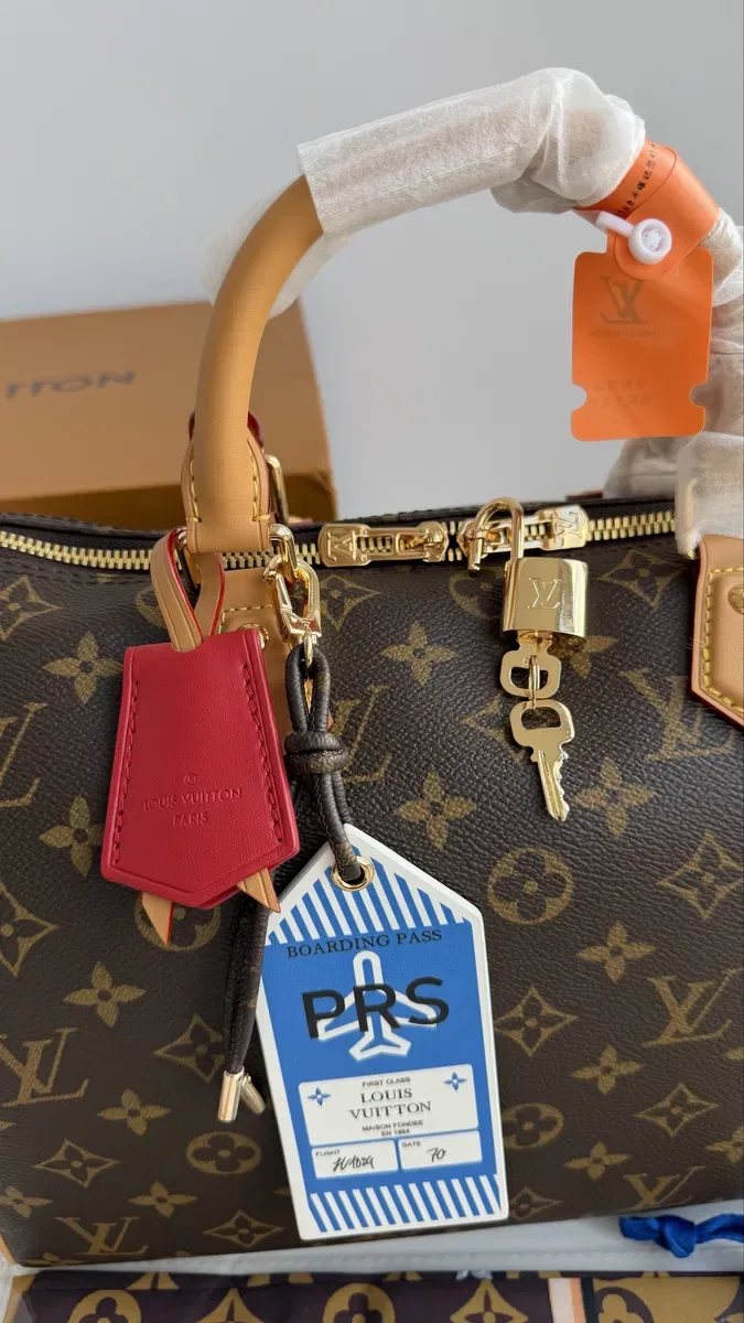 Сумка LV Speedy 30см в наявності — фото 3