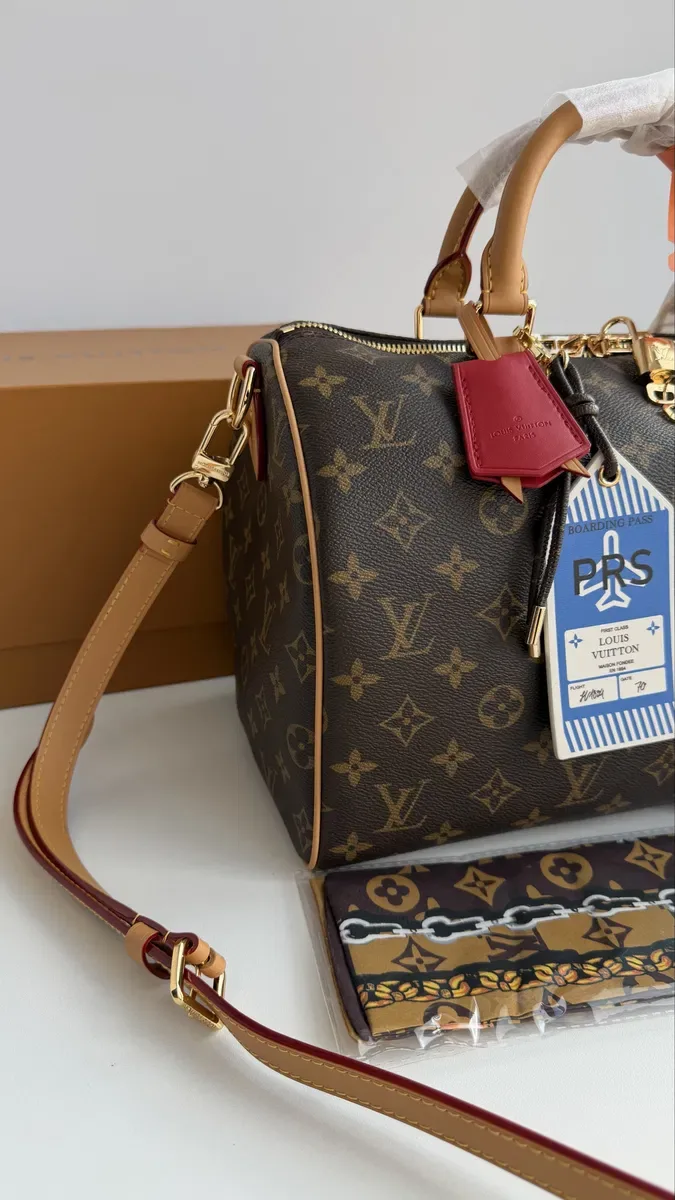 Сумка LV Speedy 30см в наявності — фото 4
