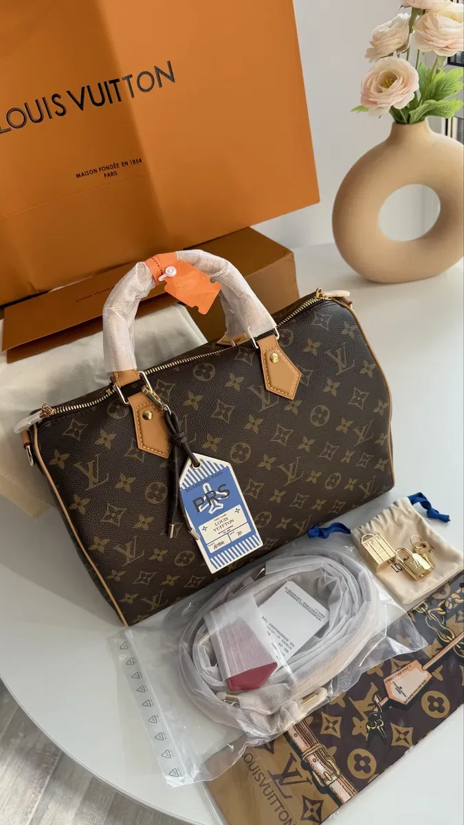 Сумка LV Speedy 30см в наявності — фото 6