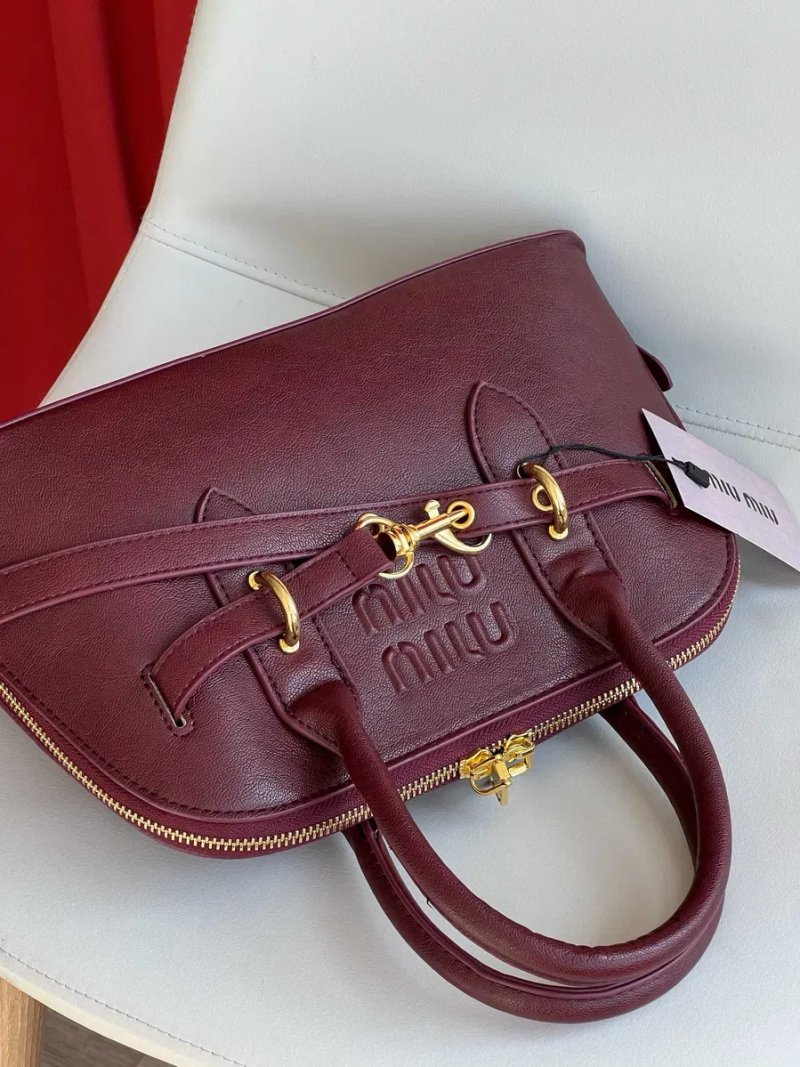Сумка Miu Miu  medium size коричнева миу миу — фото 3
