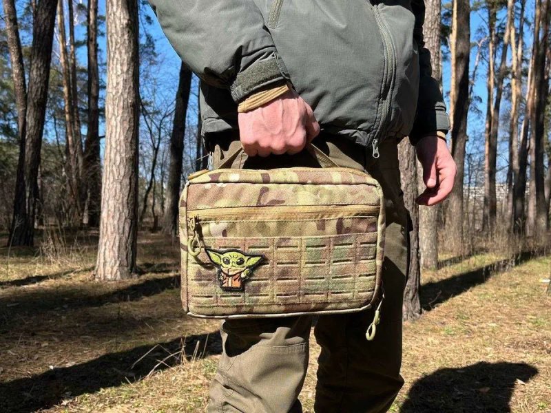 Сумка мультикам для планшена через плече/на плитоноску Cordura 1000 D — фото 6