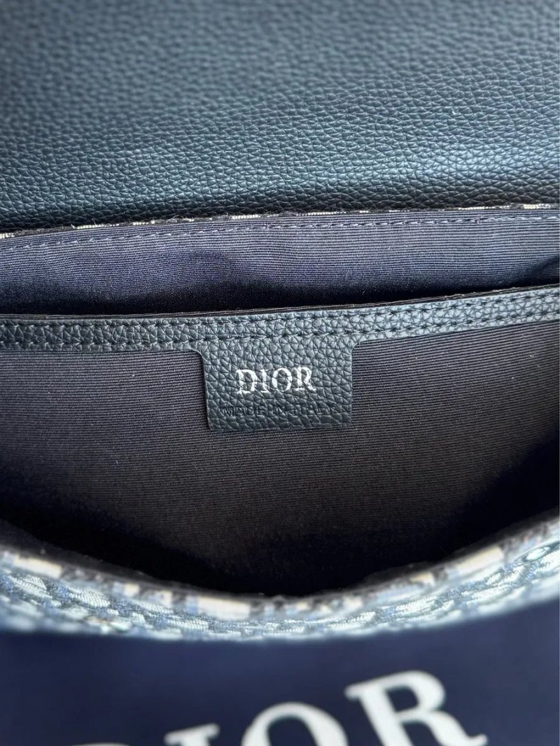 Сумка мужская месенджер Christian Dior Oblique кристиан диор кожа — фото 8