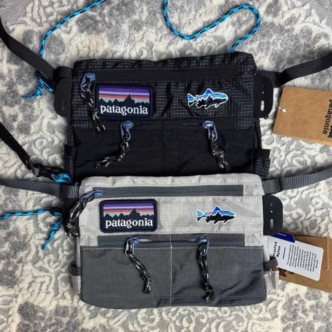 Сумка patagonia чорна, сіра, месенджер через плече патагонія, через плечо, черная, серая, патагония