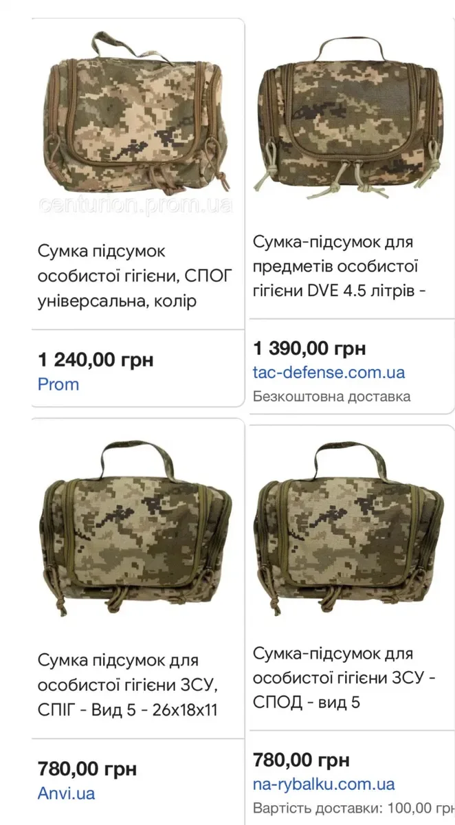 Сумка-підсумок для особистої гігієни ЗСУ | У кольорі Піксель ММ-14 — фото 7