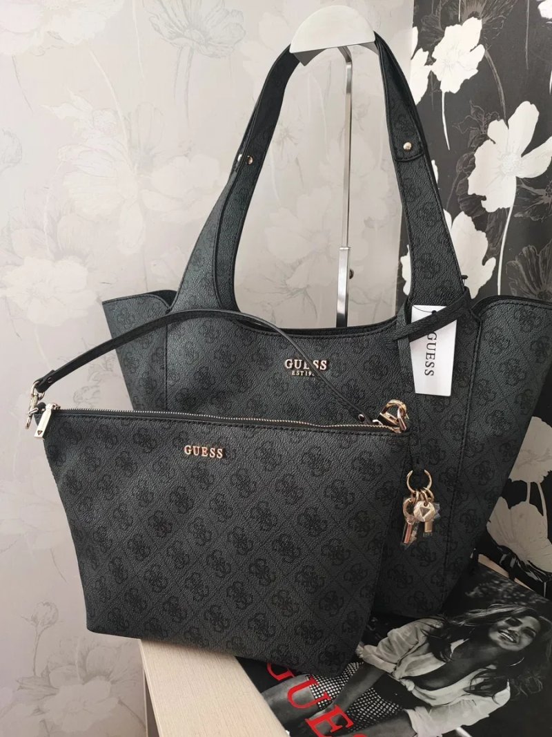Сумка шоппер гесс guess оригінал нова колекція — фото 5