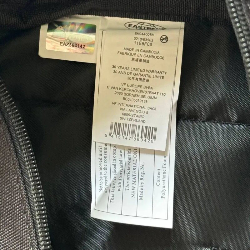 Сумка-слінг через плече Eastpak Sling 008 Black 15.5L,чорна — фото 8