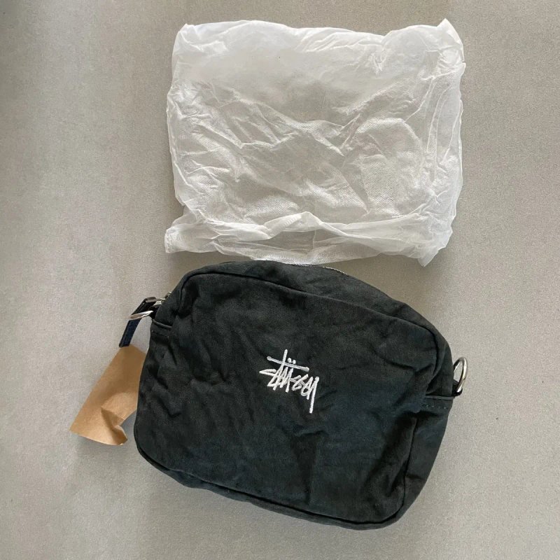 Сумка stussy canvas барсетка через плече чоловіча та жіноча стусі — фото 4