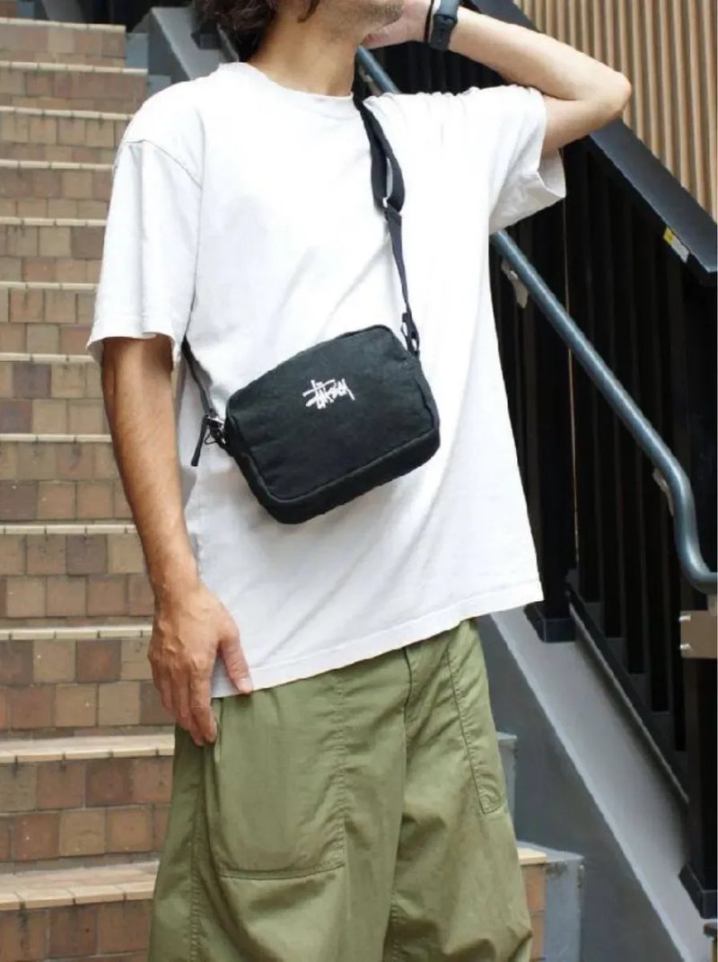 Сумка Stussy Canvas месенджер стуссі стусси +подарунок стікери Stussy — фото 2