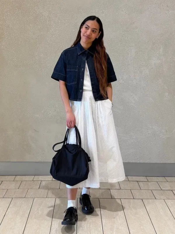 Сумка- тоут чорного кольору Uniqlo 483050 — фото 5