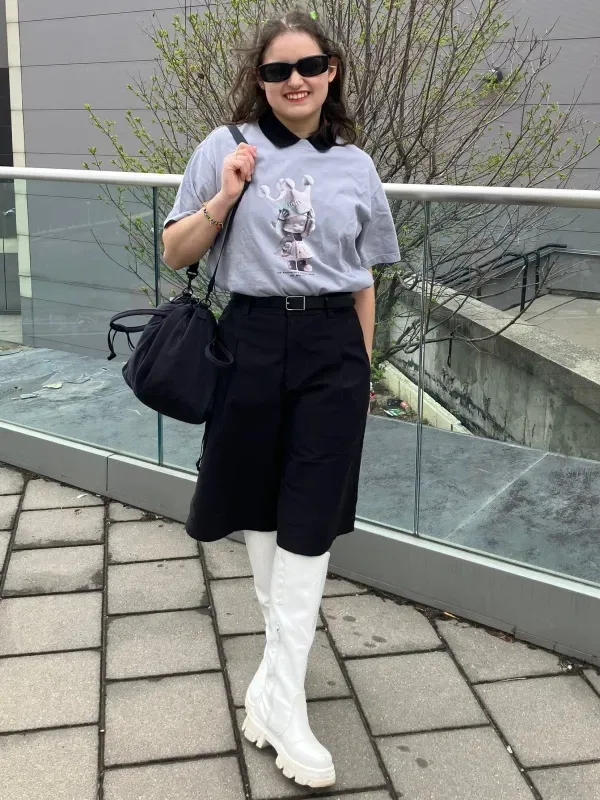 Сумка- тоут чорного кольору Uniqlo 483050 — фото 6