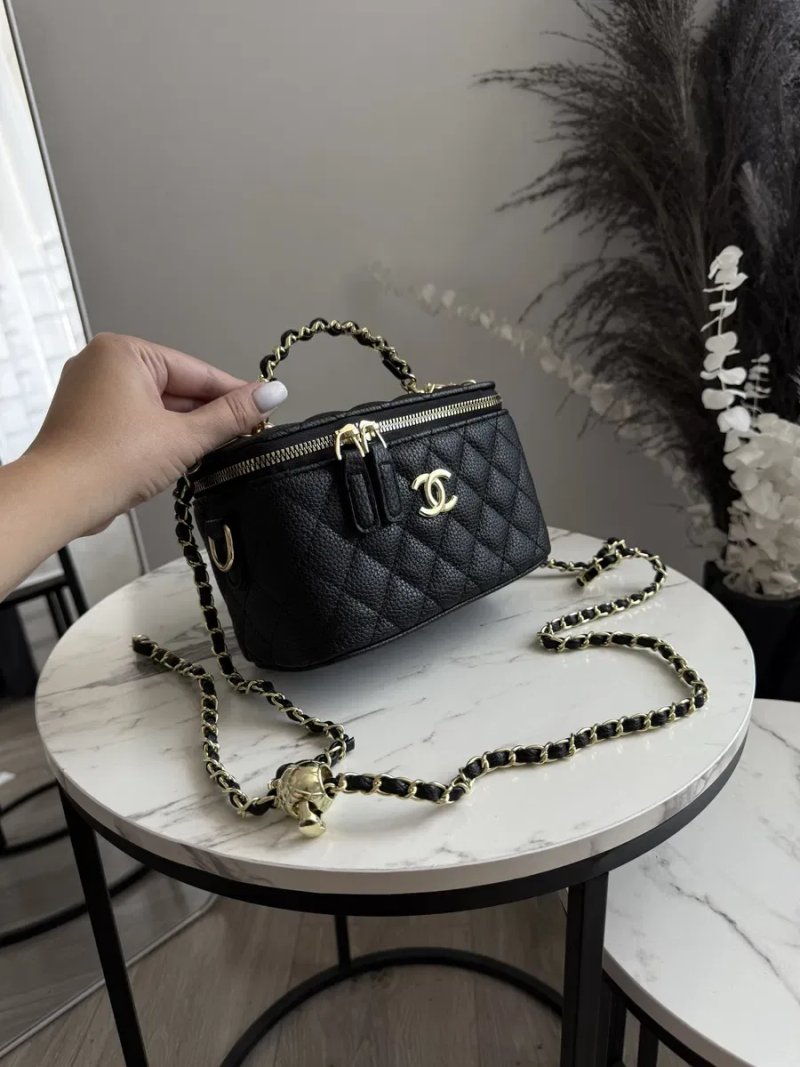Сумка в стилі шанель chanel, популярна модна міні сумочка бочонок — фото 3