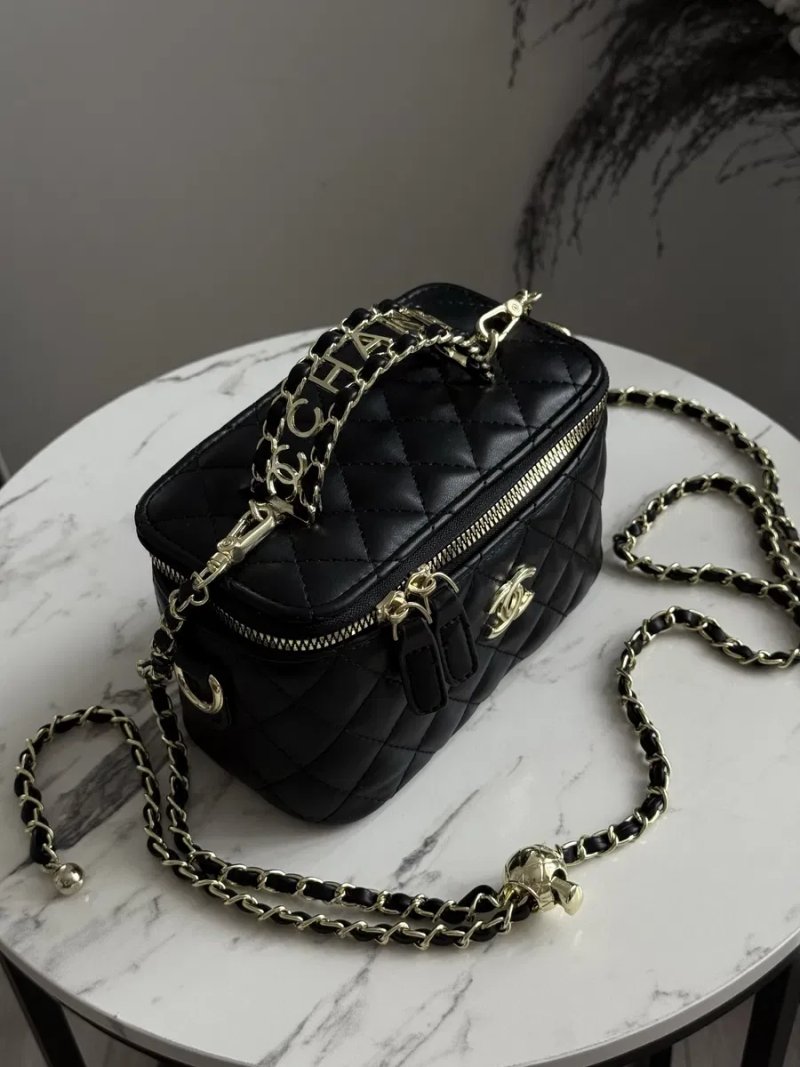 Сумка в стилі шанель chanel, популярна модна міні сумочка бочонок — фото 4
