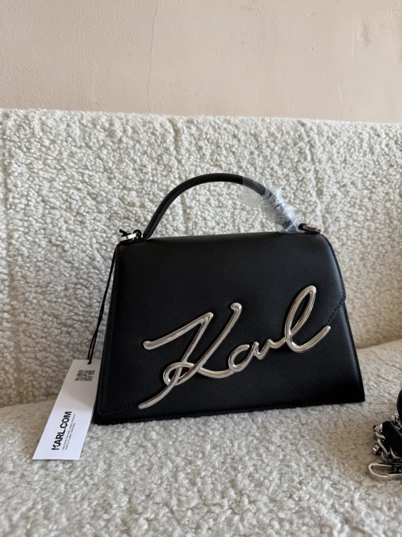 Сумка жіноча Karl Lagerfeld срібна — фото 2