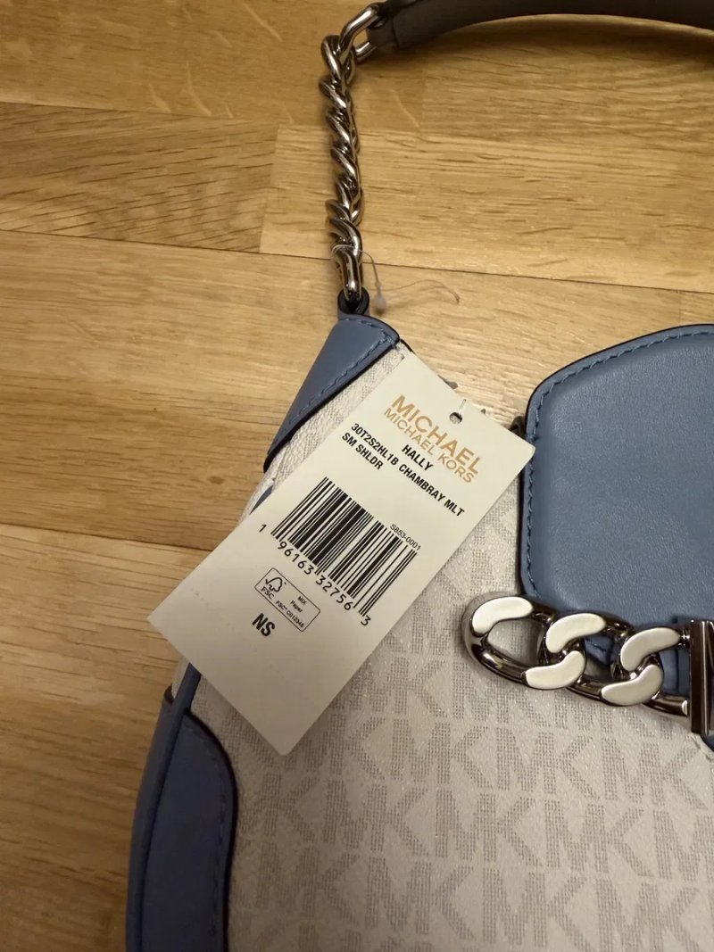 Сумка жіноча Michael kors Hally оригінал шкіра+канва — фото 6