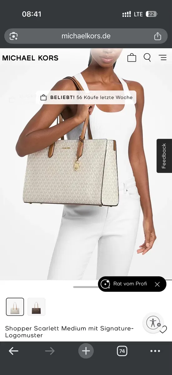 Сумка жіноча  Мішель Корс Michael Kors Scarlett Medium Bag — фото 2