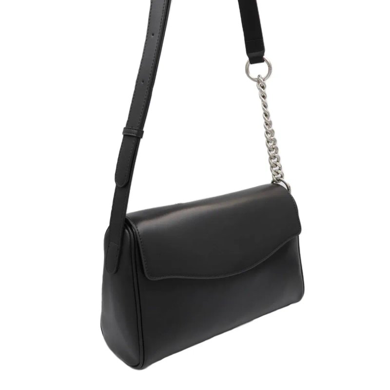 Сумка жіноча шкіряна leather 311-1 black Сумка женская кожаная — фото 2