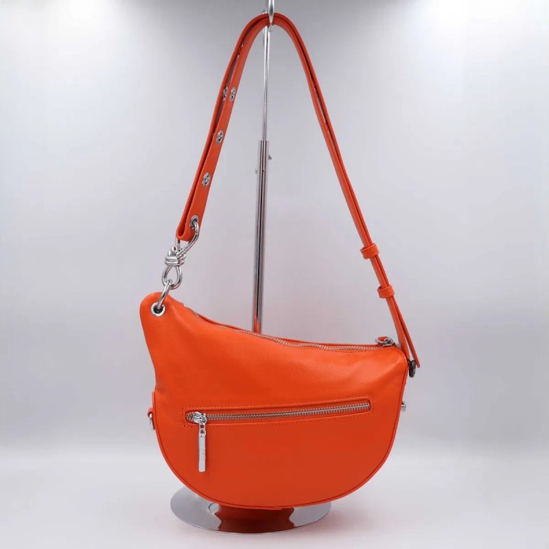 Сумка жіноча шкіряна Polina & Eiterou C1094H Orange Сумка женская кожаная помаранчева — фото 2