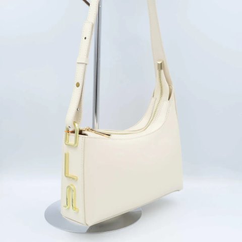 Сумка жіноча шкіряна Polina & Eiterou L1004 Off White Сумка женская кожаная