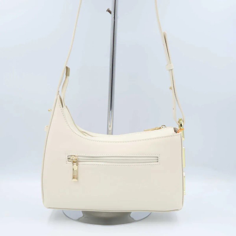 Сумка жіноча шкіряна Polina & Eiterou L1004 Off White Сумка женская кожаная — фото 4