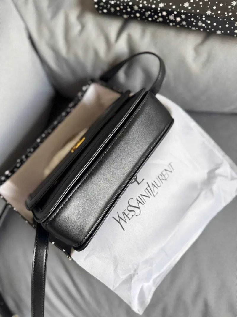 Сумка жіноча Yves Saint Laurent чорна маленька сумка Брендові сумки Сумка з натуральної шкіри Женские сумки — фото 8