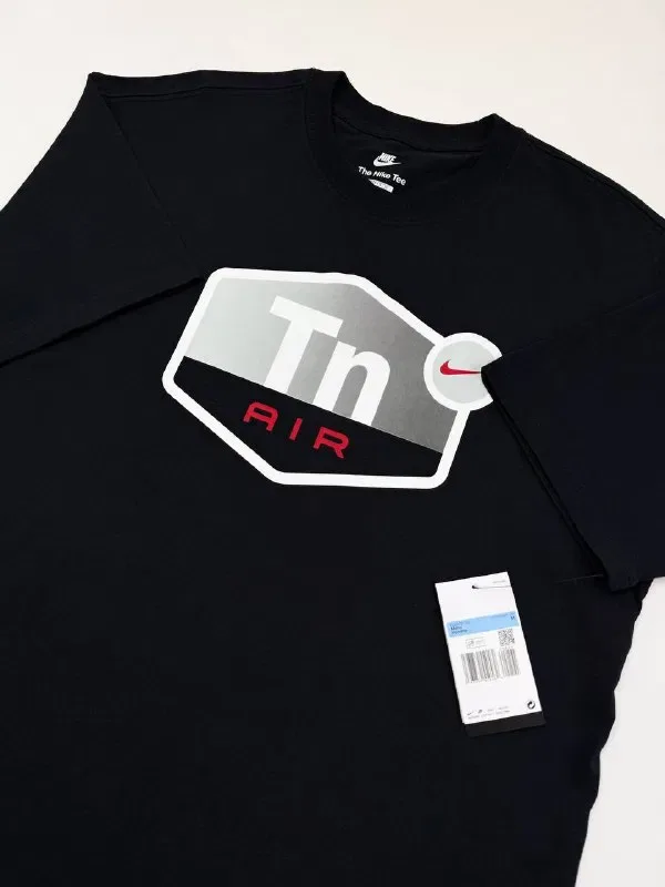 Summer Sale! Футболка Nike TN (чорна) (M, L, XL) — фото 2