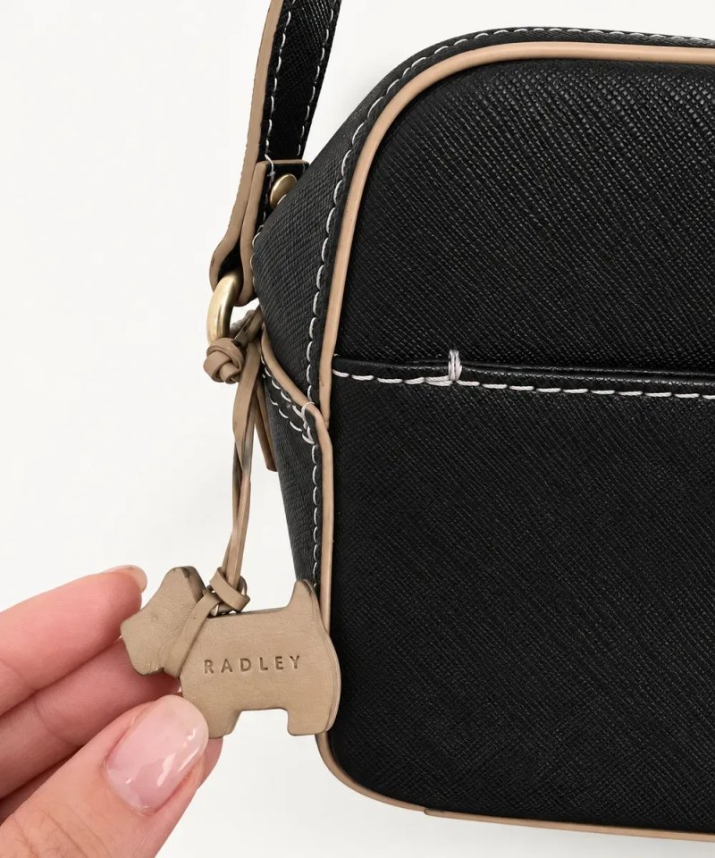 Сумочка зі шкіри сафіяно Radley London — фото 3