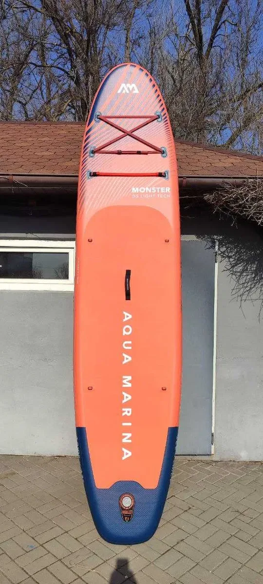 SUP AQUA MARINA MONSTER 12'0 САП борд board доска SUP дошка 366x84 SAP Stand Up Paddle SUB каяк байдарка надувний надувна лодка весло ліш лиш пумпа — фото 4