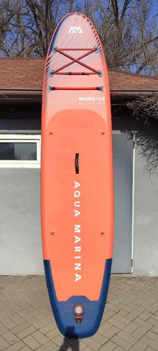 SUP AQUA MARINA MONSTER 12'0 САП борд board доска SUP дошка 366x84 SAP Stand Up Paddle SUB каяк байдарка надувний надувна лодка весло ліш лиш пумпа — фото 7