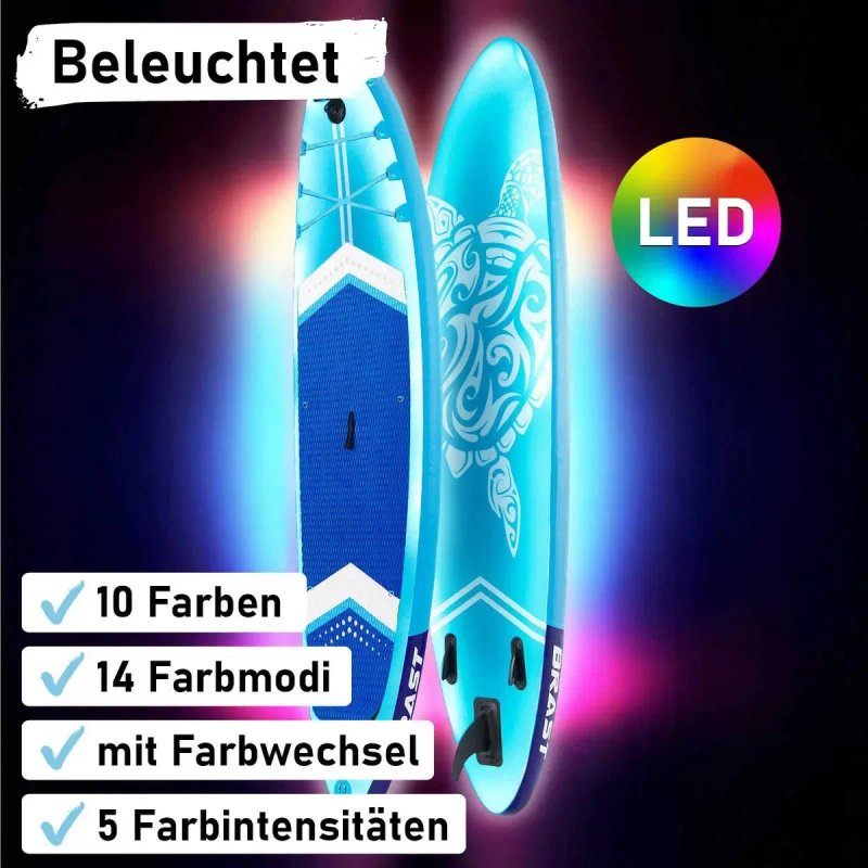 SUP Brast Led Turtle ПІДСВІТКОЮ САП борд board доска SUP дошка 320x81x15 Stand Up Paddle каяк байдарка надувний надувна AQUA MARINA MONSTER AQUAMARINA — фото 3