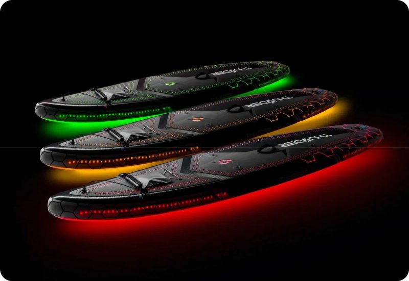 SUP Thunder Mossa з ПІДСВІТКОЮ САП борд board доска SUP дошка 320x75x15 Stand Up Paddle каяк байдарка надувний надувна AQUA MARINA MONSTER AQUAMARINA — фото 3