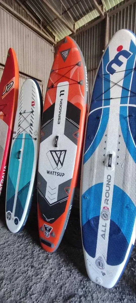SUP великий вибір б/в САП борд board доска SUP дошка турінг туринг Stand Up Paddle каяк байдарка надувний надувна AQUA MARINA MONSTER AQUAMARINA Red — фото 4