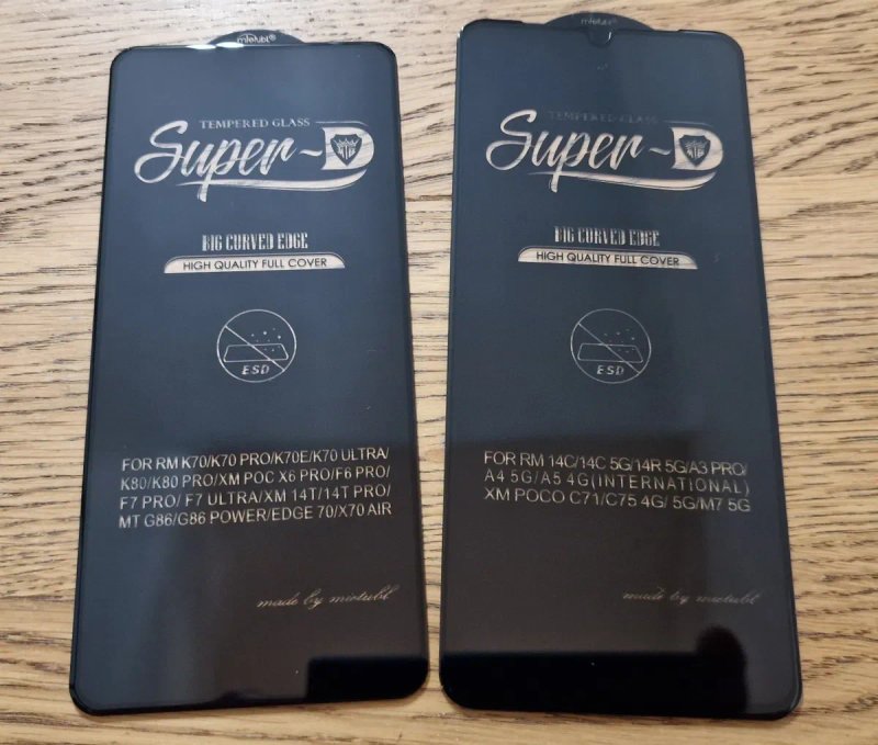 Super D захисне скло защитное стекло Xiaomi Redmi Note 14 t 15 17 pro Max опт — фото 2