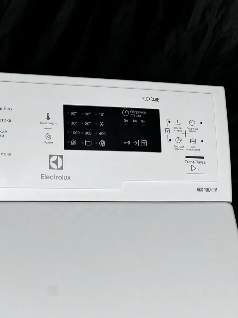 Супер состояние 6 кг 1000 об вертикальная стиральная машина Electrolux. Доставка бесплатно — фото 4