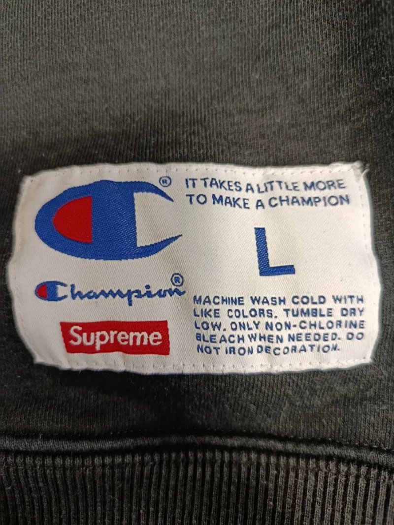 Supreme x Champion — оригінальне худі, колаборація. Розмір L — фото 4