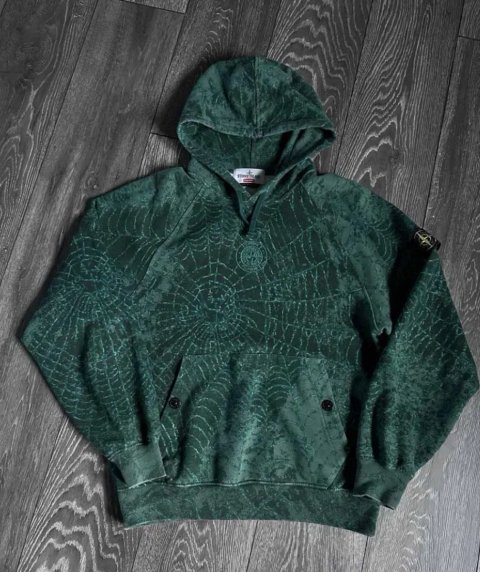Supreme x Stone Island (Худі з павутиною)
