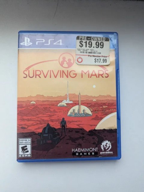 Surviving Mars ігри игры диски на PS4 PS5