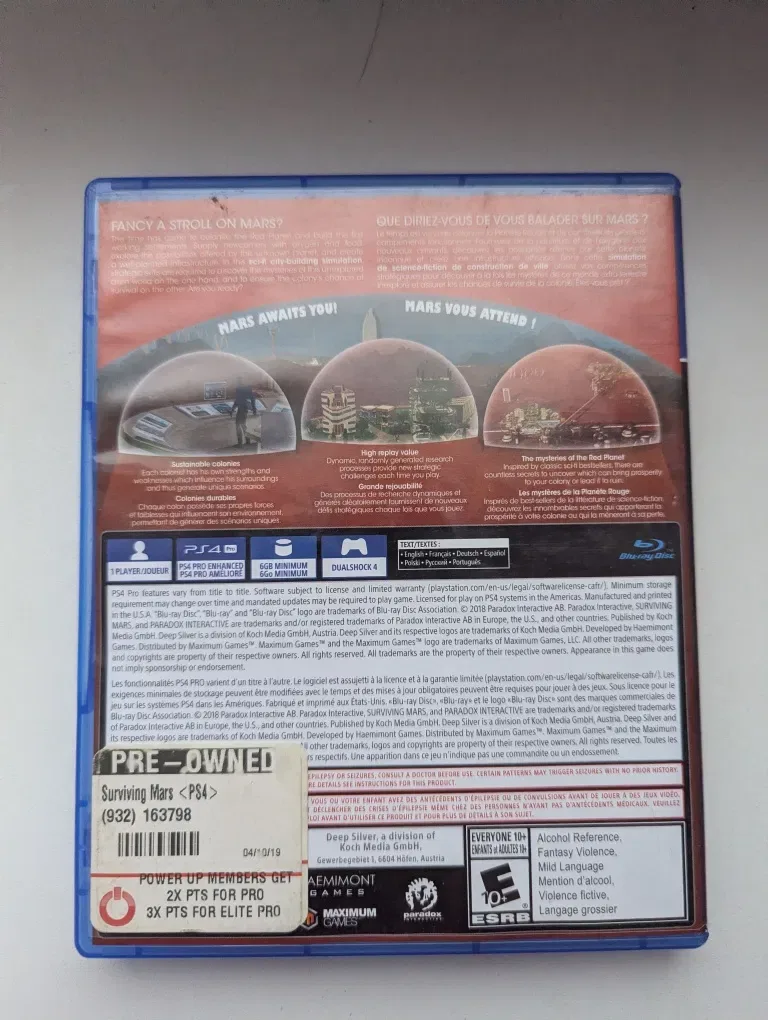 Surviving Mars ігри игры диски на PS4 PS5 — фото 2