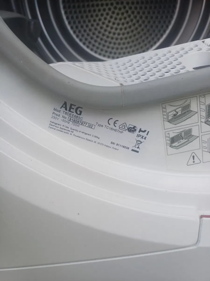 Сушарка  AEG 8000 Series 8 KG — фото 3