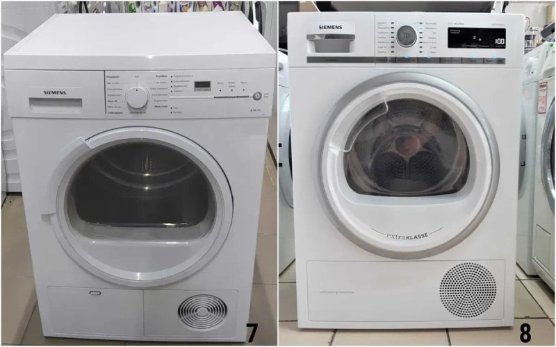 Сушильная Машина SIEMENS WT46 IQ 700 800 890 8кг Компрессорная б\у — фото 5