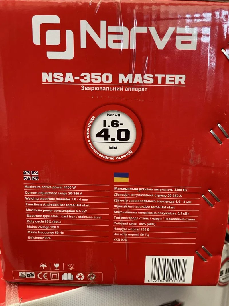 Сварочный  инверторный аппарат MMA NSA-350 master — фото 4