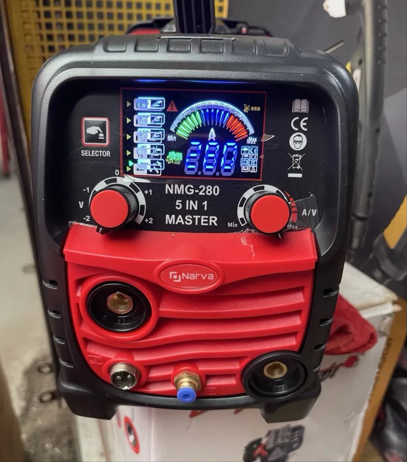 Сварочный полуавтомат NMG-280 5in1 master ( мини, флюс/газ, эл-д, под 1 кг) — фото 3