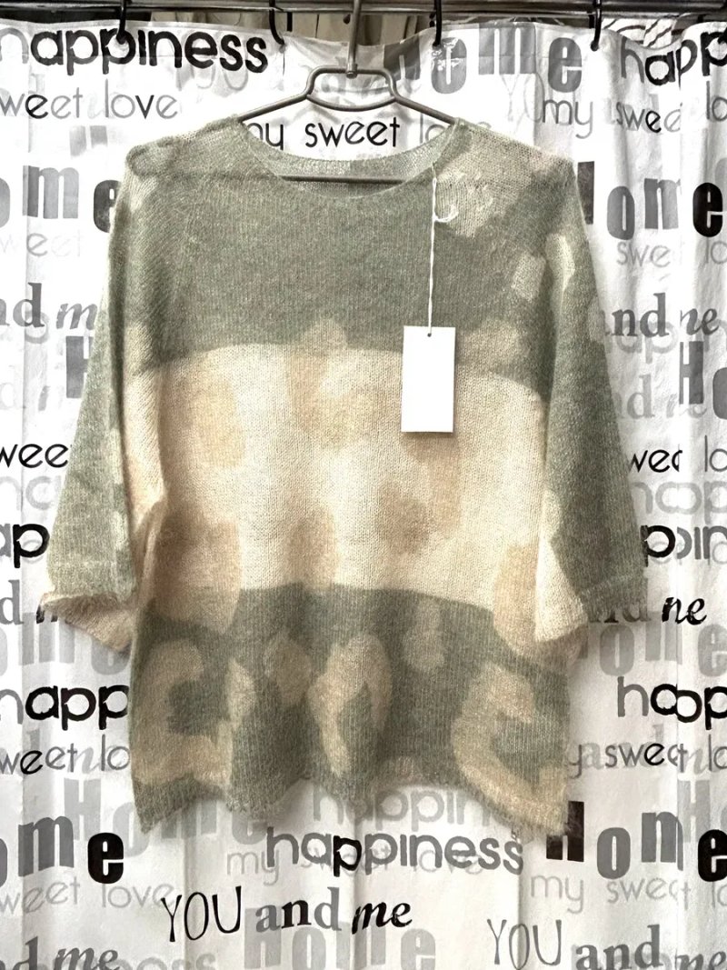 Свитер тонкий натуральный мохер, оверсайз,44-52, Италия. — фото 2