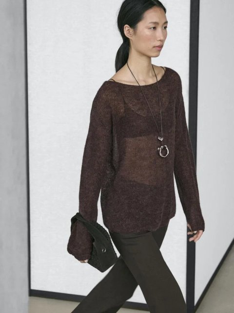 Свитер тонкой вязки Massimo dutti