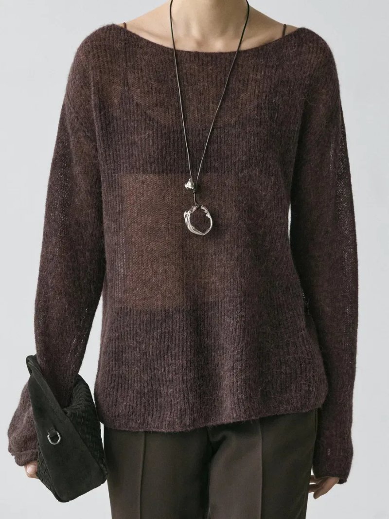 Свитер тонкой вязки Massimo dutti — фото 2