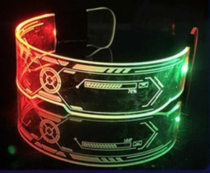 Світлодіодні LED-Окуляри 7 кольорів Неонові — фото 3