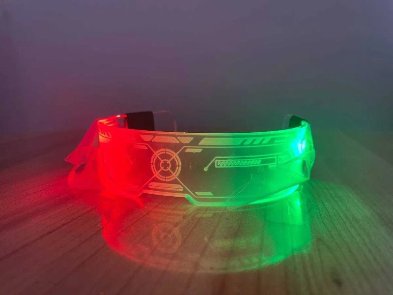 Світлодіодні LED-Окуляри 7 кольорів Неонові — фото 6